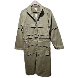 The Drop Olive Convertible Utility Coat by Takkunda Size Medium NWT